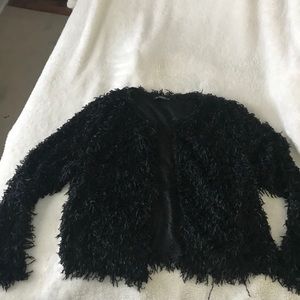 Shein 1X open front shagged cardigan